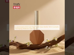 Εξατομικευμένο LOGO Gel Βερνίκι Νυχιών Γυάλινο Μπουκάλι 10ml Υλικό Συσκευασίας Καλλυντικών Γυάλινο Μπουκάλι