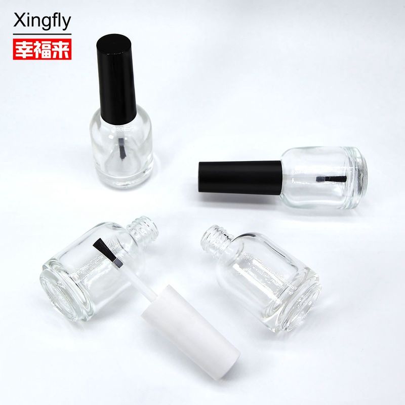 15 ml Στρογγυλό Φιαλίδιο UV Gel Φιαλίδιο Φιαλίδας με Κεπάκι και Βούρτσα