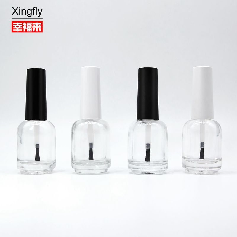 15 ml Στρογγυλό Φιαλίδιο UV Gel Φιαλίδιο Φιαλίδας με Κεπάκι και Βούρτσα