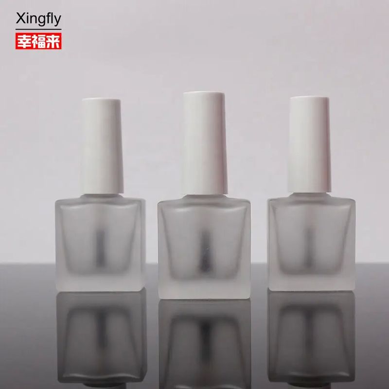 Τετράγωνο 8ml βερνίκι νυχιών μπουκάλι Custom Color Spary Coating Hot Stamping