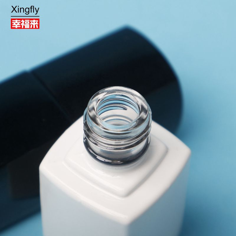5 ml μπουκάλι βερνίκι νυχιών κενό διαυγές γυαλί μπουκάλι βερνίκι νυχιών με βούρτσα και καπάκι