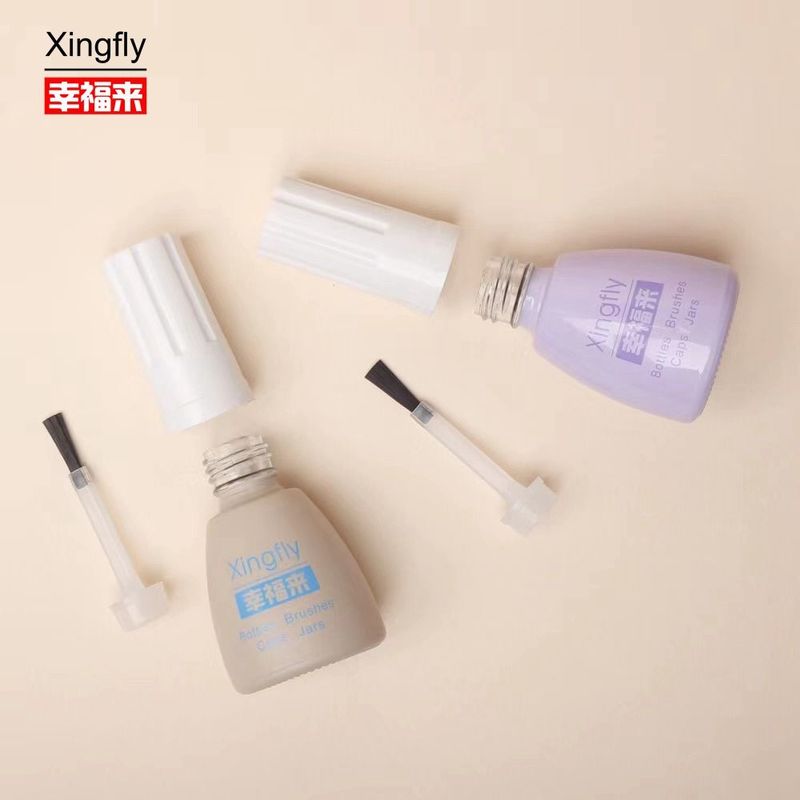 Διαυγές 12ml Luxury Empty Gel Glass Nail Polish μπουκάλι Custom Logo τετραγωνικό μπουκάλι Nail Polish
