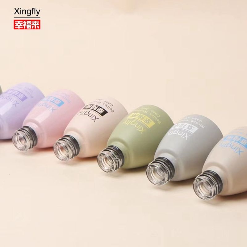Διαυγές 12ml Luxury Empty Gel Glass Nail Polish μπουκάλι Custom Logo τετραγωνικό μπουκάλι Nail Polish