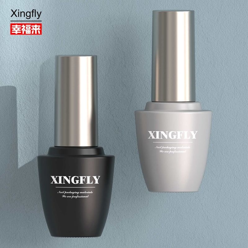 15 ml κενό γυαλί γυαλί νυχιών μπουκάλια τζελ καλλυντικά συσκευασία τζελ γυαλί νυχιών γυαλί μπουκάλι