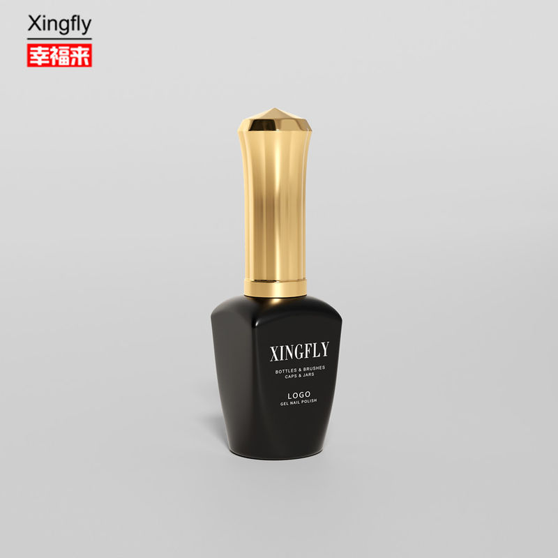 12 ml φιάλη γυαλί νυχιών Top Coat Nail Polish Cosmetic Packaging Gel γυάλινη φιάλη γυαλί νυχιών
