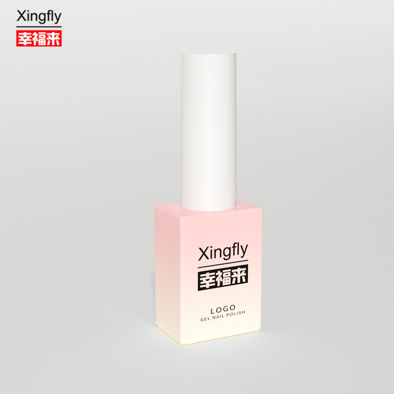 8 ml μπουκάλια γυαλιού νυχιών UV κενό γυαλί μπουκάλια γυαλιού νυχιών με καπάκι βούρτσας