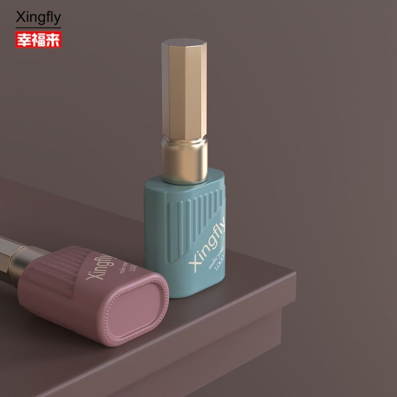 10 ml μπουκάλι γυαλί νυχιών κενό μπουκάλι γέλιο νυχιών περιέκτες μοναδικό μπουκάλι γυαλί νυχιών