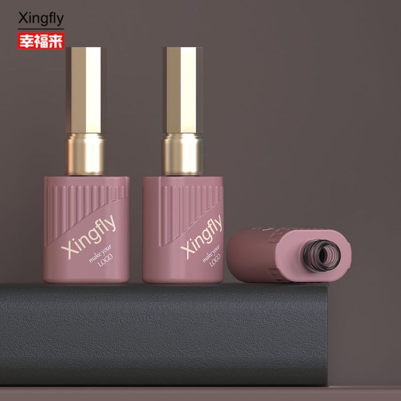 10 ml μπουκάλι γυαλί νυχιών κενό μπουκάλι γέλιο νυχιών περιέκτες μοναδικό μπουκάλι γυαλί νυχιών