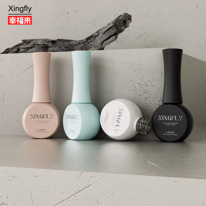 10 ml φιάλη γυαλιού νυχιών Custom Printed Nail Polish Φιάλες κενό γυαλί τζελ γυαλί γυαλί φιάλη