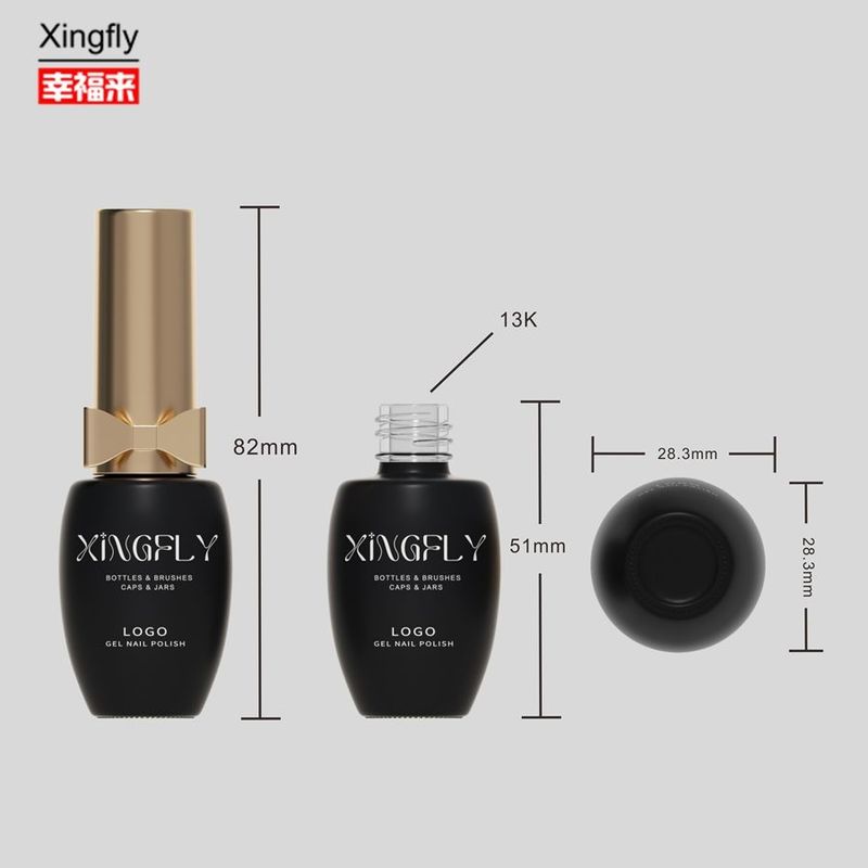 10ml φιάλη γυαλιστικού νυχιών κενά φιάλα γυαλιστικού νυχιών Custom Made Vintage Gel Flasks