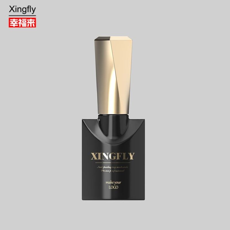 10 ml μπουκάλι γυαλιού νυχιών Custom κενό τζελ γυαλιού νυχιών γυάλινα μπουκάλια με καπάκι βούρτσας
