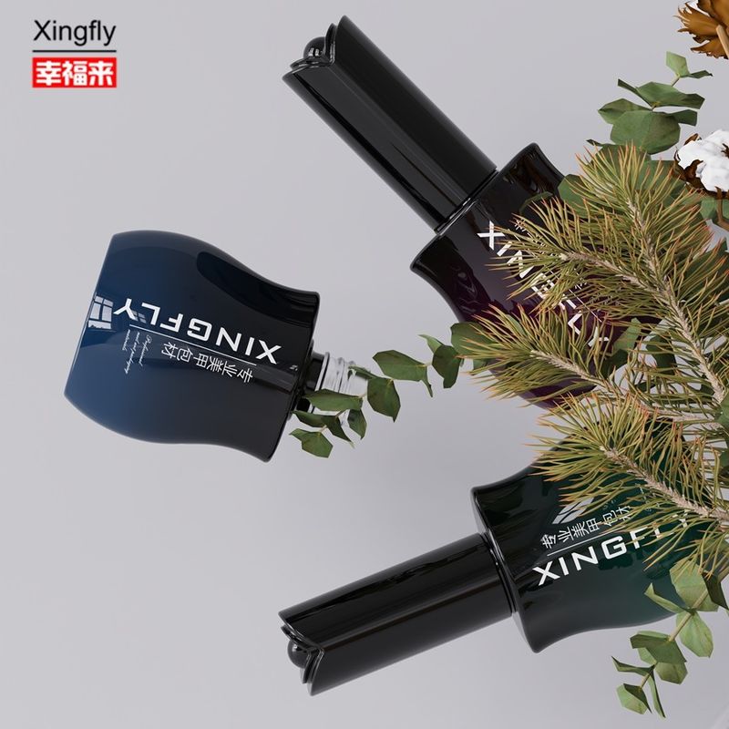 12 ml μπουκάλι γυαλί νυχιών κενό τζελ μπουκάλι γυαλί νυχιών 12 ml με καπάκι και βούρτσα