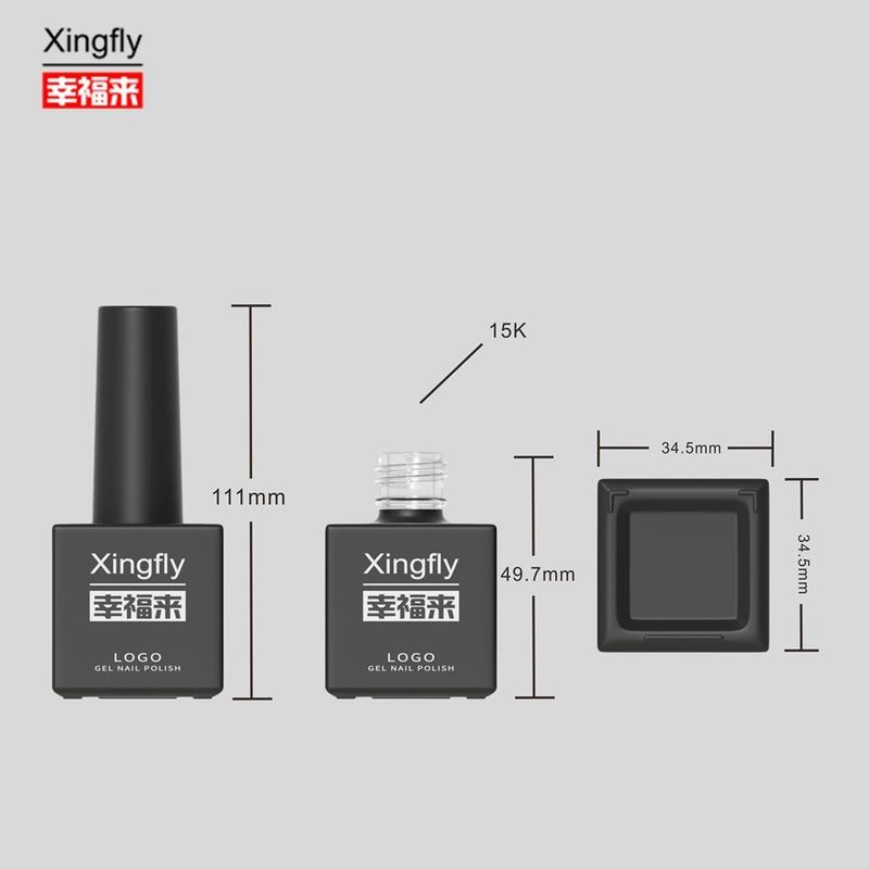 17ml Custom LOGO Χρώμα UV Gel Κενό Ζέλο Νυχτερινό Φιαλίδιο