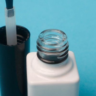 6 ml μίνι μπουκάλια βερνίκι για νυχιών χύδην υλικό γυαλιού σώματος για αποθήκευση