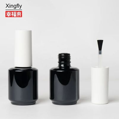 Κεπάκι βίδας 8ml μπουκάλι γυαλί νυχιών κενό τζελ μπουκάλια γυαλί νυχιών ακριβής βούρτσα