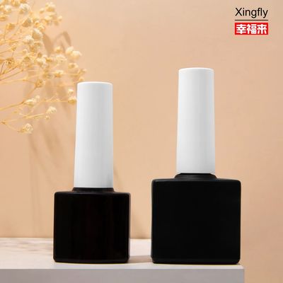 Τετραγωνικά γυάλινα κενά φιαλίδια UV Gel Polish Professional Grade