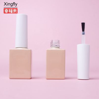 10 ml φιάλη με βερνίκι νυχιών Συσκευή Λευκό μαύρο φιαλίδιο γυαλιού νυχιών