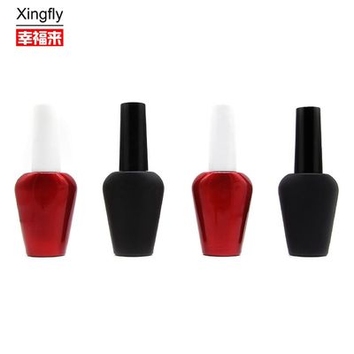 Άδειο UV Gel 15ml φιάλη γυαλί νυχιών μοναδικό σχήμα με καπάκι και βούρτσα