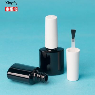 8 ml κενό μπουκάλι βερνίκι νυχιών με βούρτσα γυάλινο μπουκάλι καλλυντικών