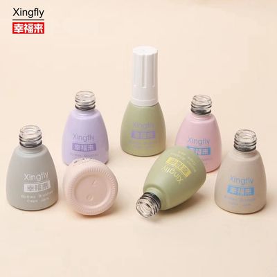 Διαυγές 12ml Luxury Empty Gel Glass Nail Polish μπουκάλι Custom Logo τετραγωνικό μπουκάλι Nail Polish