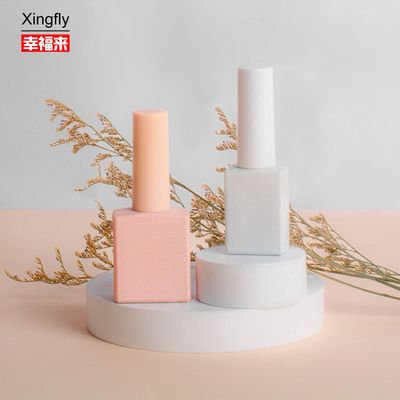 Διαφανές μπουκάλι 12 ml Gel Polish Προσαρμόσιμη επιφάνεια Με βούρτσα και καπάκι