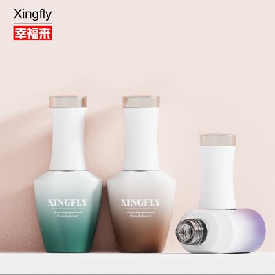 12ml Gel Nail Polish γυάλινο μπουκάλι Προσαρμόσιμα ανθεκτικά μοναδικά κενά μπουκάλια Nail Polish