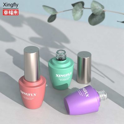 15 ml κενό γυαλί γυαλί νυχιών μπουκάλια τζελ καλλυντικά συσκευασία τζελ γυαλί νυχιών γυαλί μπουκάλι
