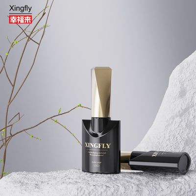 10 ml μπουκάλι γυαλιού νυχιών Custom κενό τζελ γυαλιού νυχιών γυάλινα μπουκάλια με καπάκι βούρτσας