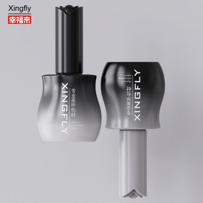12 ml μπουκάλι γυαλί νυχιών κενό τζελ μπουκάλι γυαλί νυχιών 12 ml με καπάκι και βούρτσα