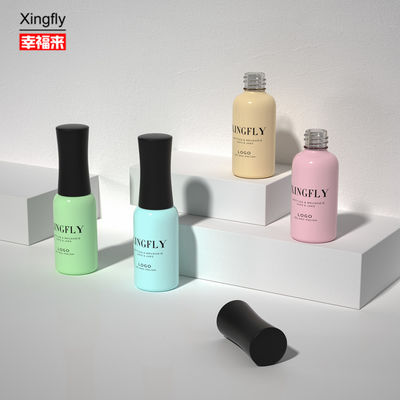 9ml Άδειο Gel Νυχιών Πολωνικό Στρογγυλό Μπουκάλι Custom LOGO Nail Reinforced Gel Glass Flask