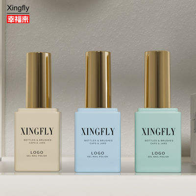 17 ml φιάλη γέλου νυχιών Custom Cosmetic Μεγάλης χωρητικότητας λάδι νυχιών κενό γυάλινο μπουκάλι