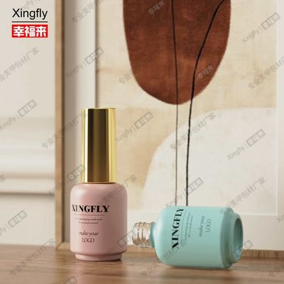 17ml Gel Nail Polish Custom Logo Φιαλίδια πολυτελείας Περιεκτικό Συσκευασία Φιαλίδιο Gel Polish